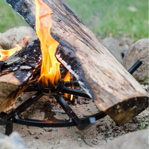  WAGON WHEEL STEEL FIRE PIT GRATE