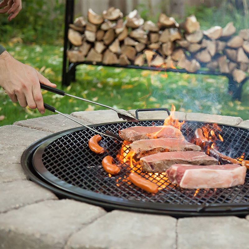 puree Senator Ontleden Fire Pit BBQ Grilling Grate | Fire Pit Grill Grates | Walden Backyards -  Walden Backyards