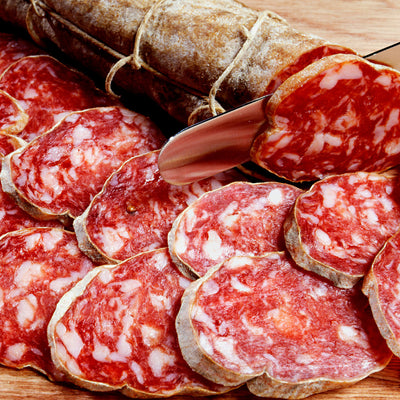 traditional italian soppressata salami