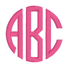 Natural Circle Monogram