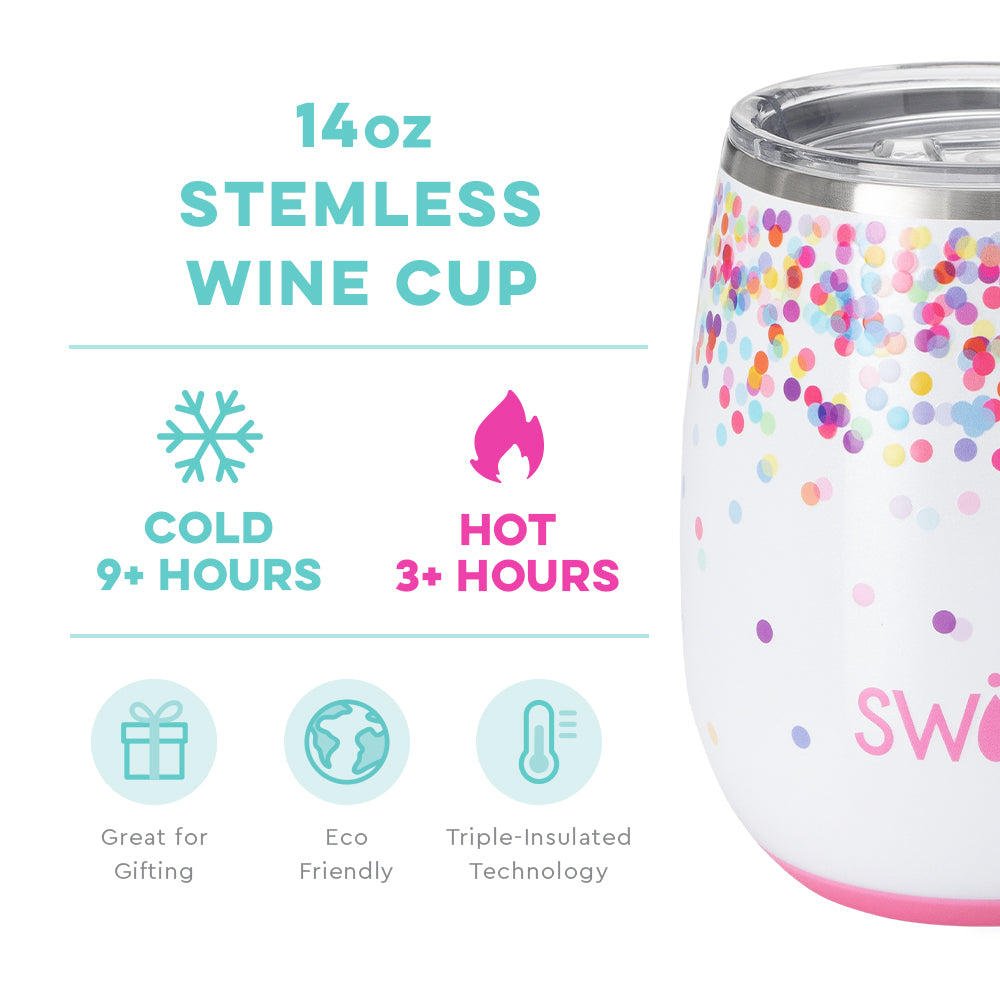 Swig 40 oz. Mega Mug Tumbler with Straw - Confetti