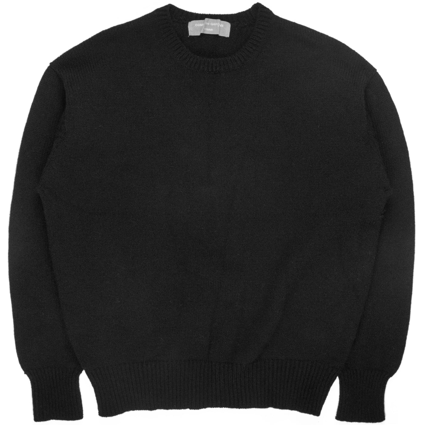 Comme des Garçons Homme Black Knit Sweater SILVER LEAGUE