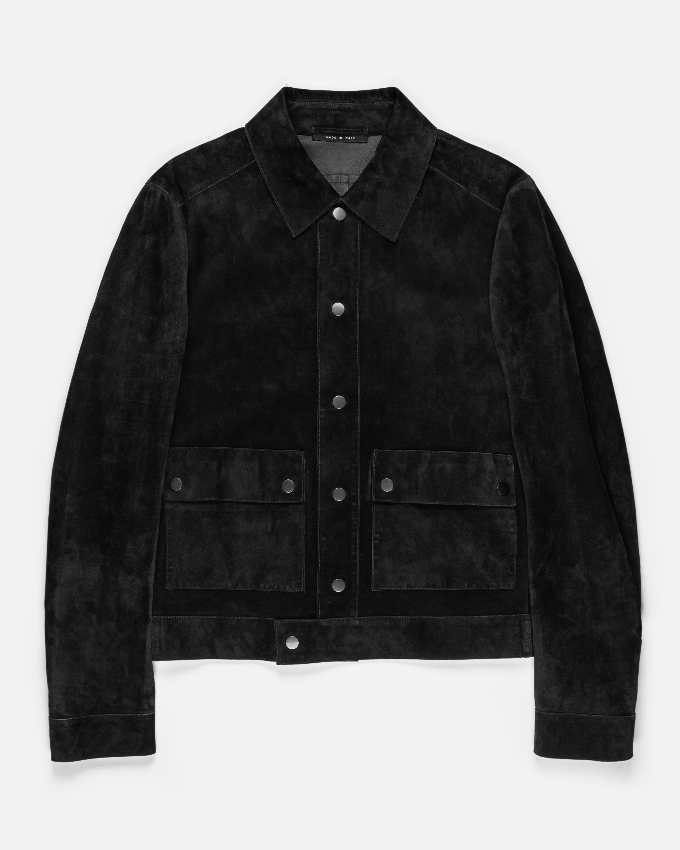 Gucci by Tom Ford Black Suede Western Jacket - SILVER LEAGUE