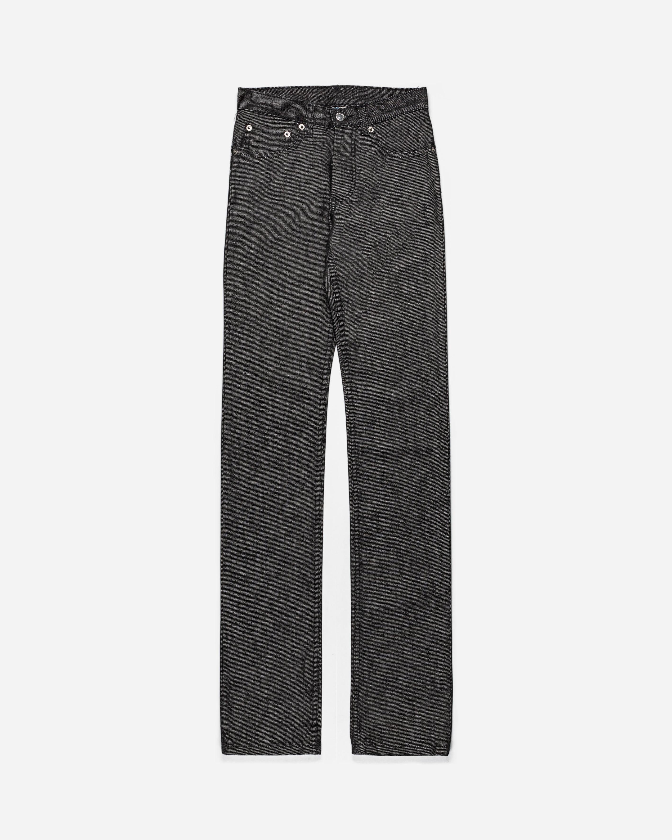 Helmut Lang Charcoal Bootcut Denim Jeans - AW98 - SILVER LEAGUE