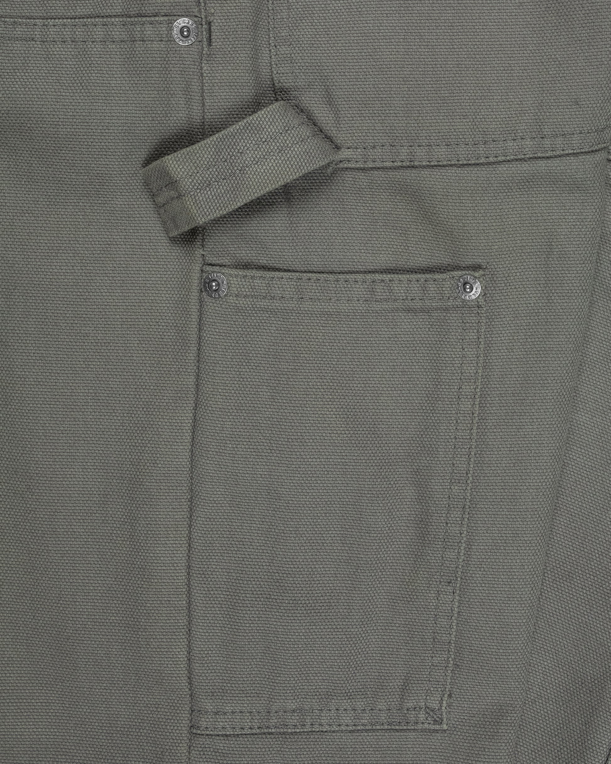 Helmut Lang Sage Grey Double Knee Work Pants - SS99 - SILVER LEAGUE