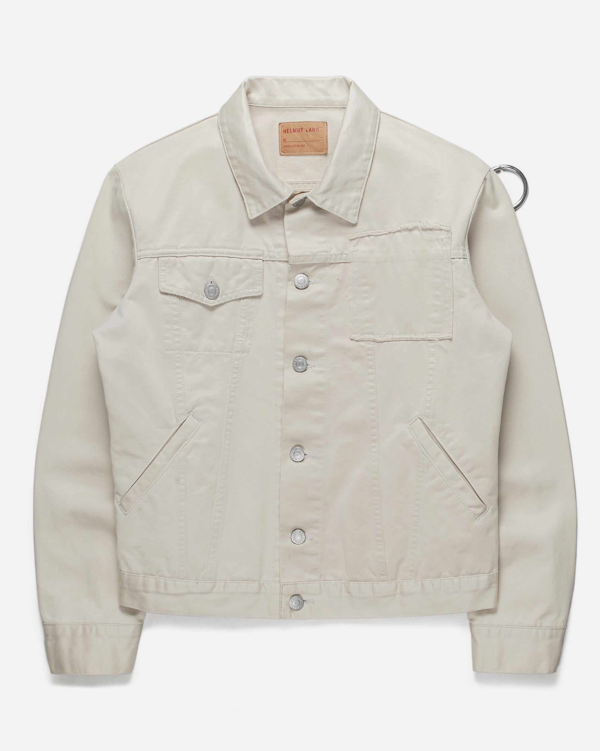 Denim Trucker Jacket White Wholesale Manufacturer & Exporters Textile &  Fashion Leather Clothing Goods with we have provide customization Brand  your own
