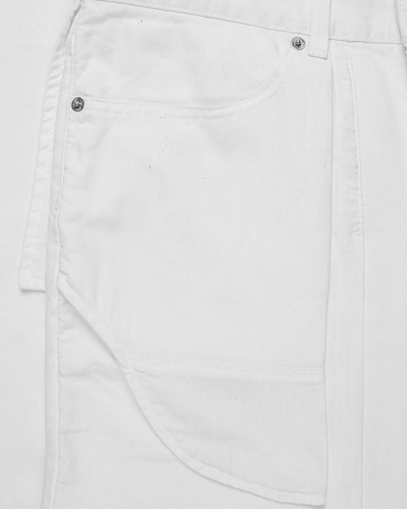 Helmut Lang White Inside-Out Jeans - SS03 – SILVER LEAGUE