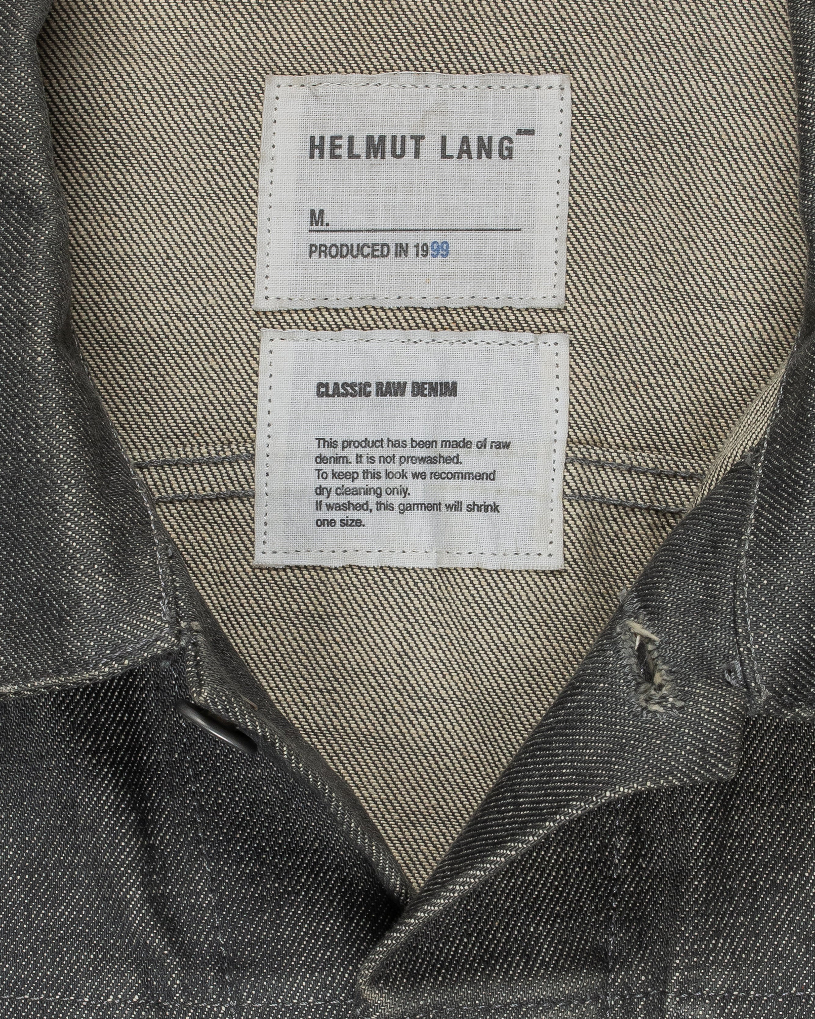 HELMUT LANGCLASSIC RAW DENIM デニムパンツ インディゴ サイズ：30