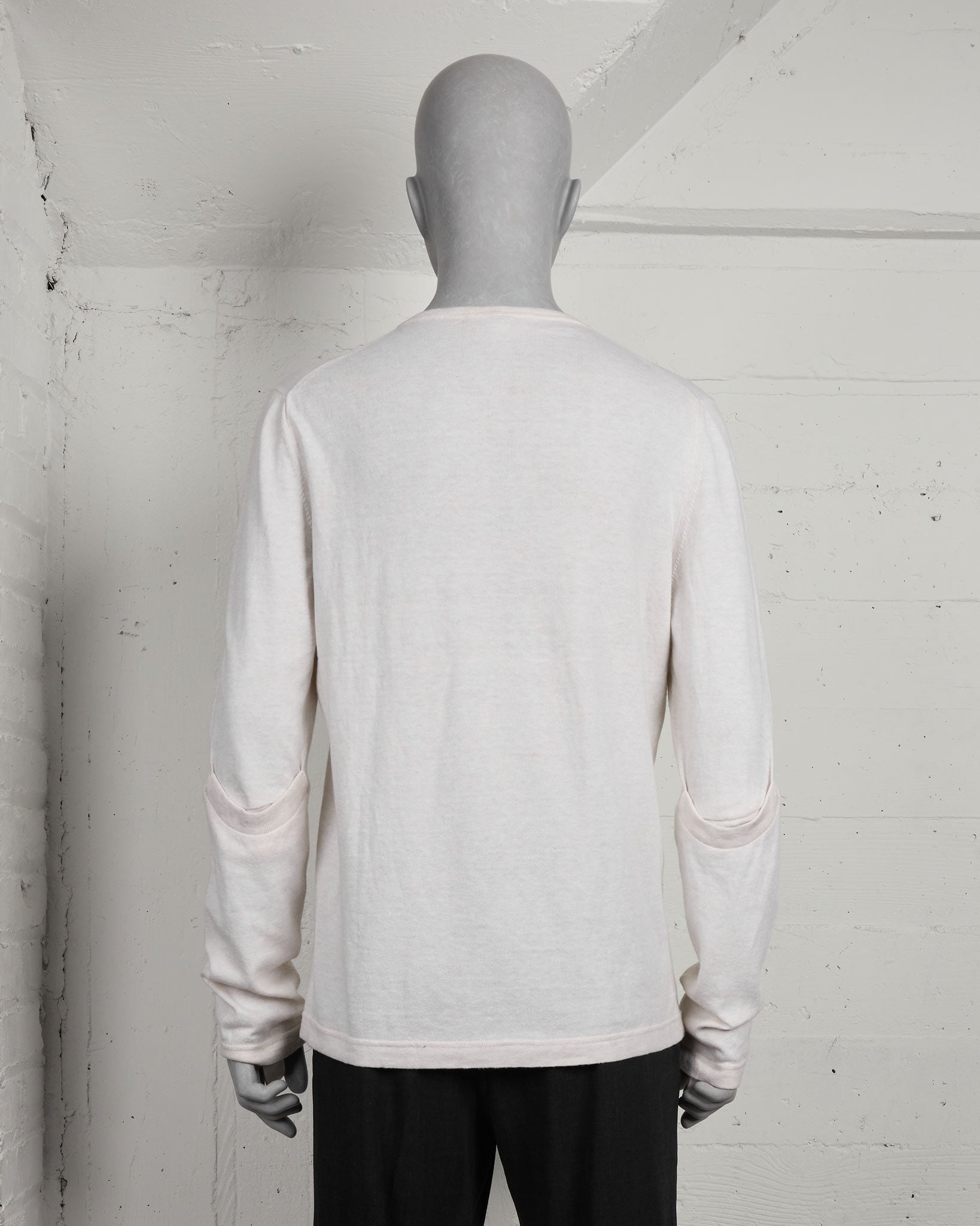 Helmut Lang Knit Bondage Strap Long Sleeve w/ Elbow Pockets - AW03