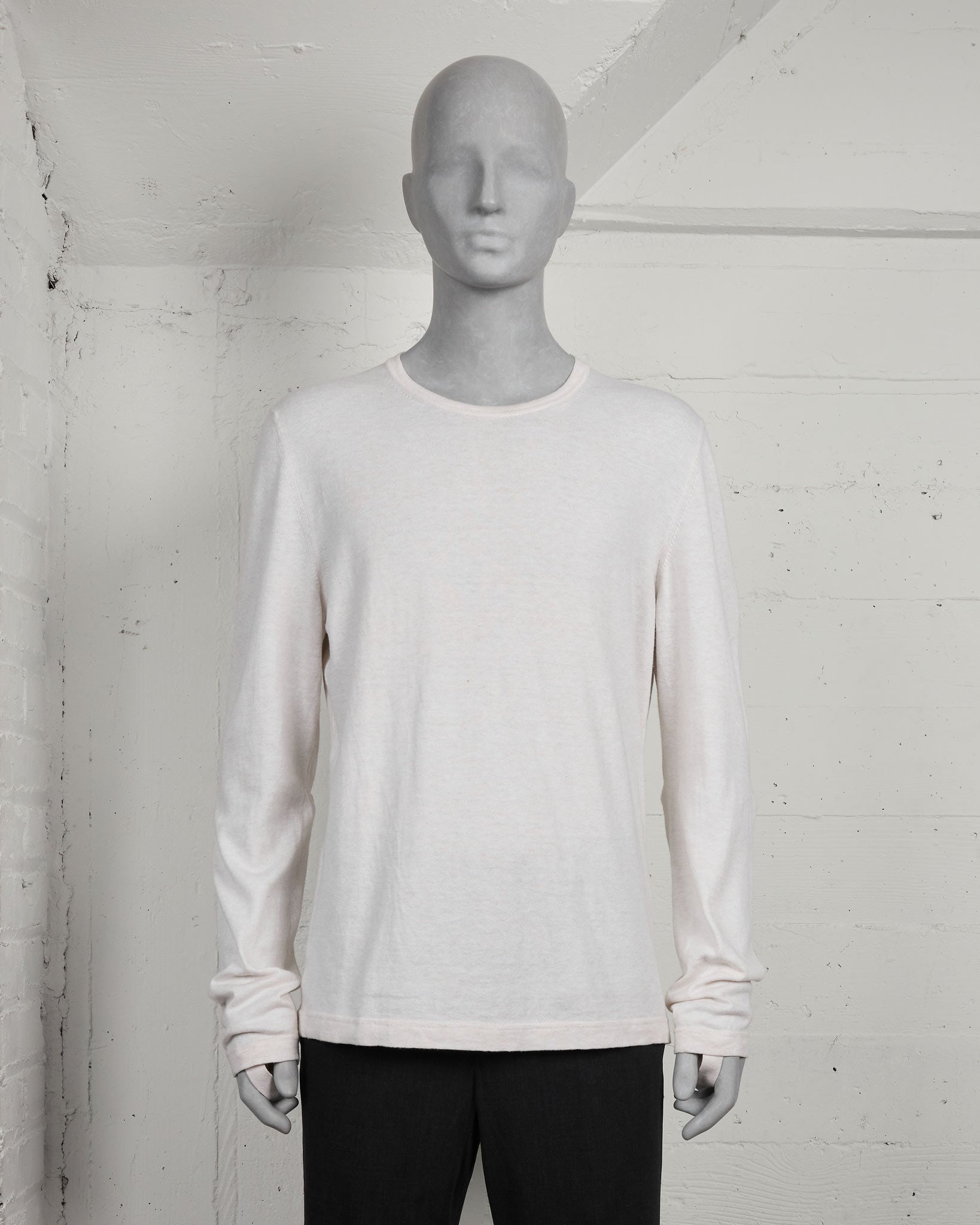 Helmut Lang Knit Bondage Strap Long Sleeve w/ Elbow Pockets - AW03