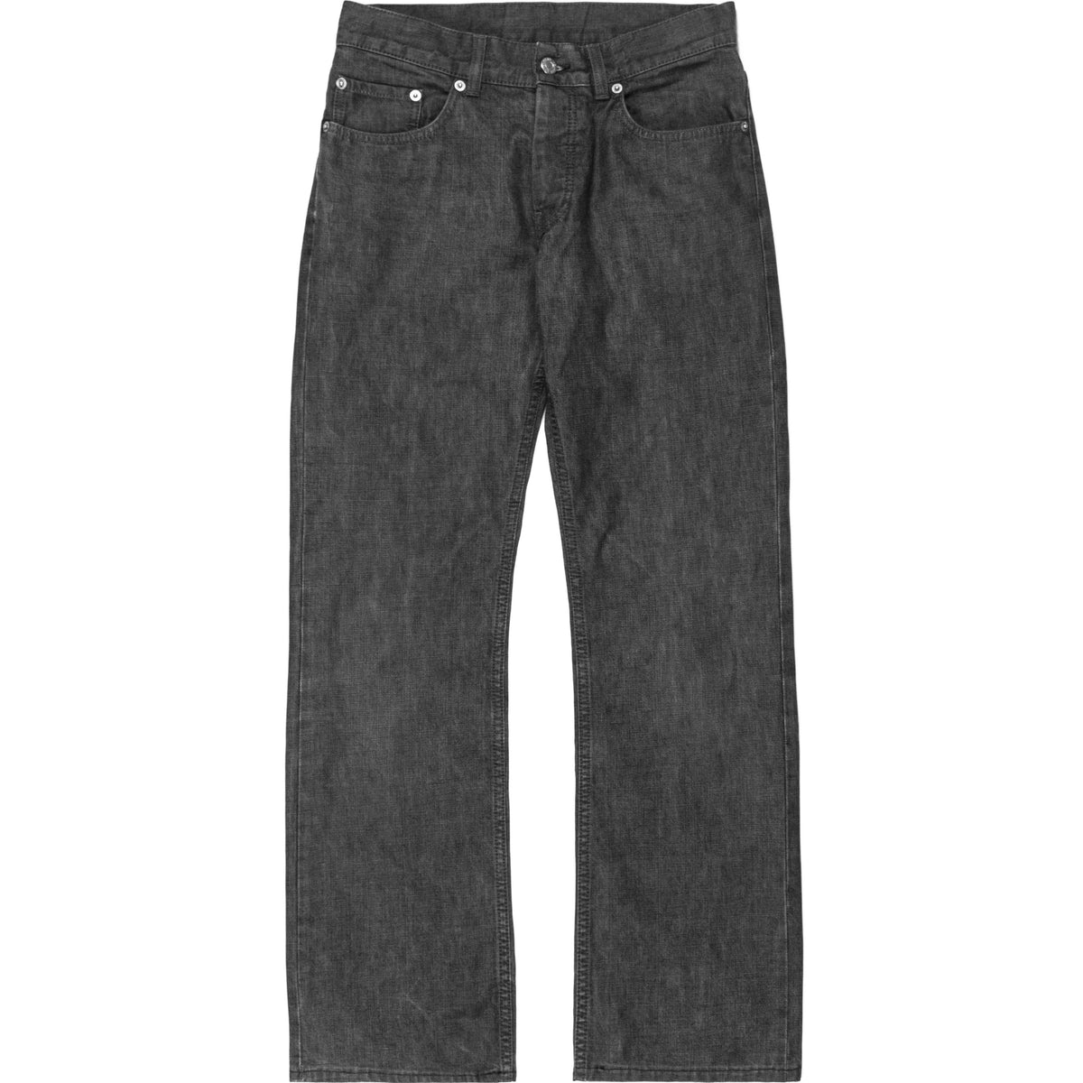 Helmut Lang Charcoal Bootcut Denim Jeans - AW98 – SILVER LEAGUE