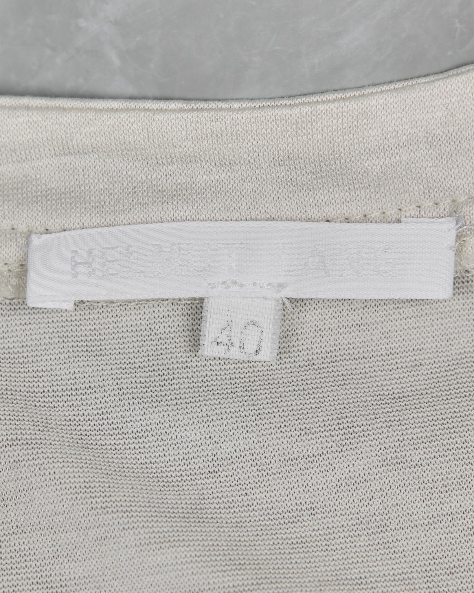 Helmut Lang White Sheer-Layered Dress - SS97 - SILVER LEAGUE