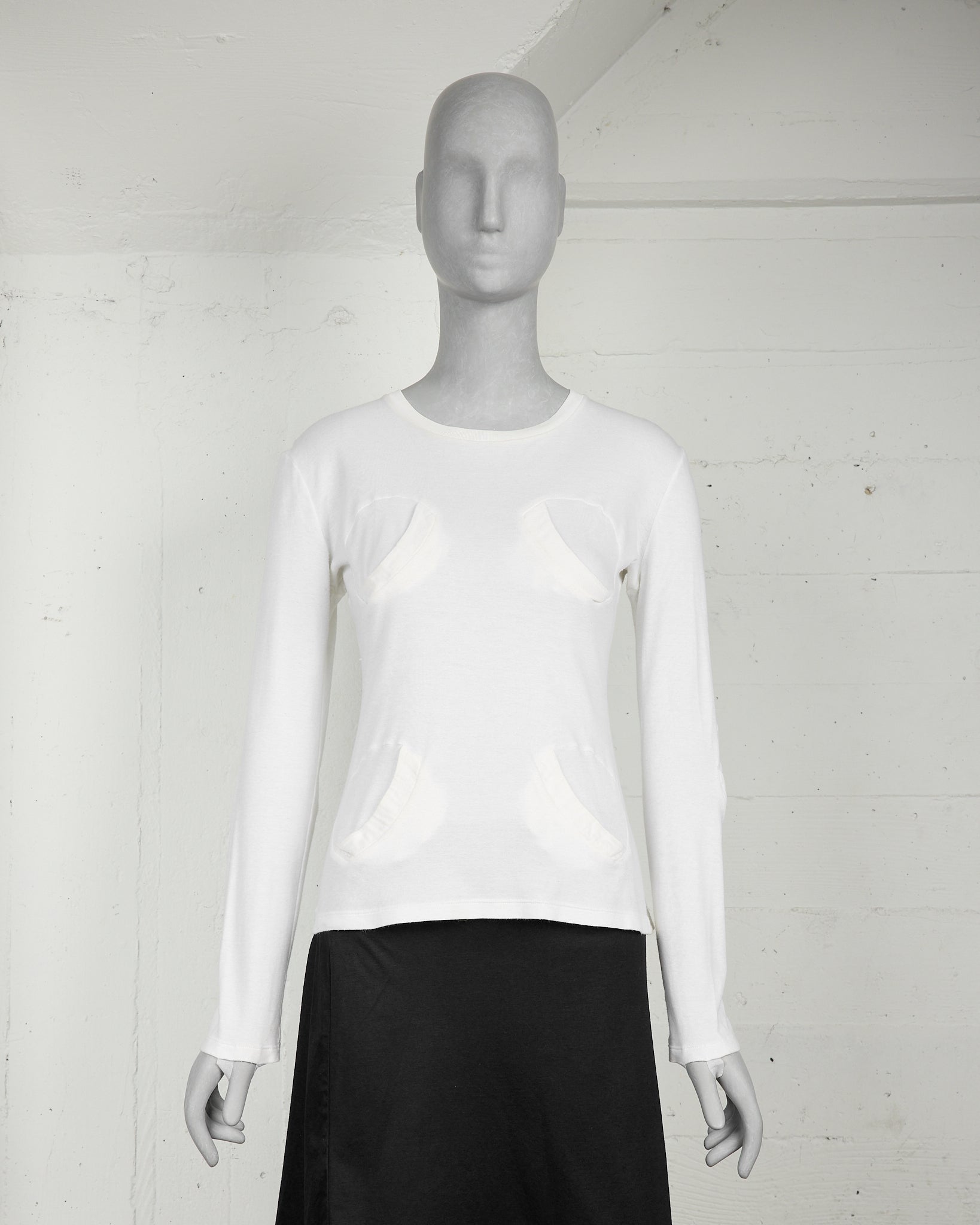 Helmut Lang Knit Bondage Strap Long Sleeve w/ Elbow Pockets - AW03