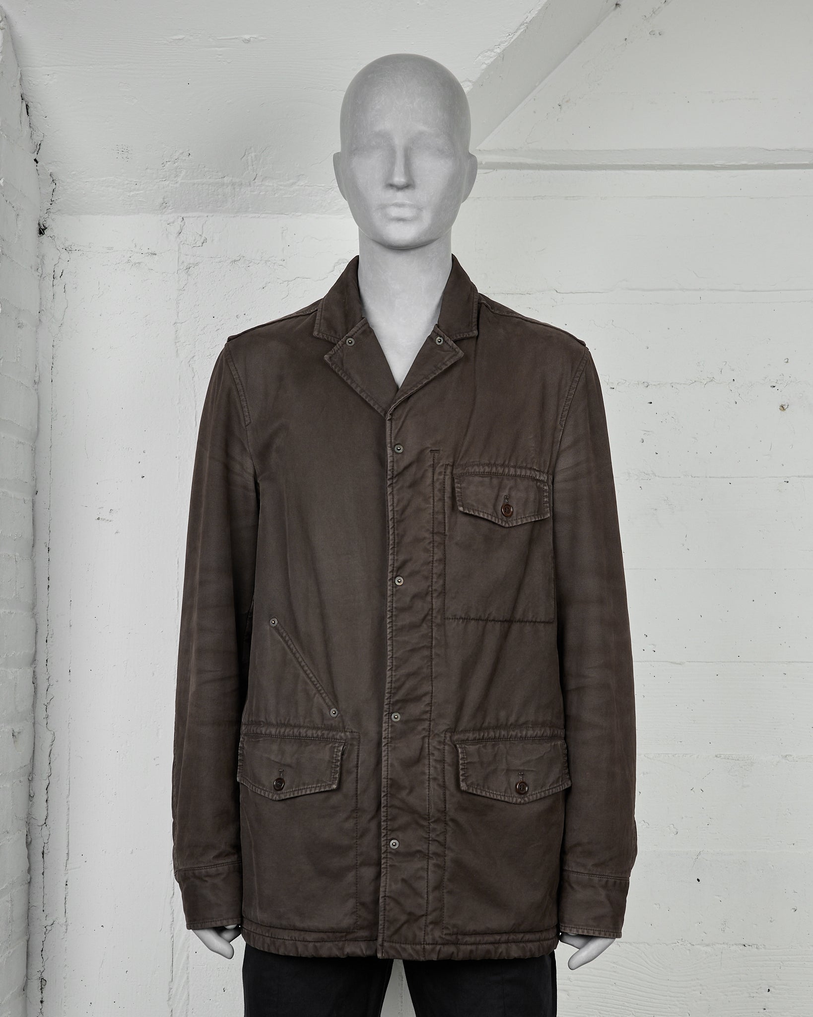 Hussein Chalayan Grey Walkman Trucker Jacket - AW04 