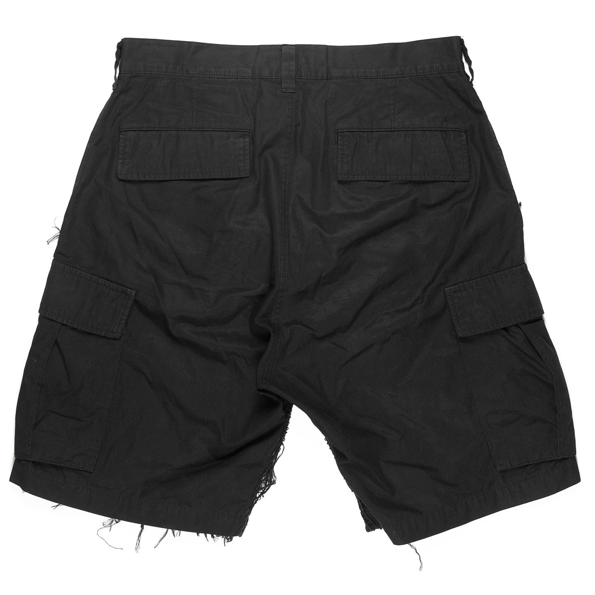 Undercover Black Netted Cargo Shorts - SS06 