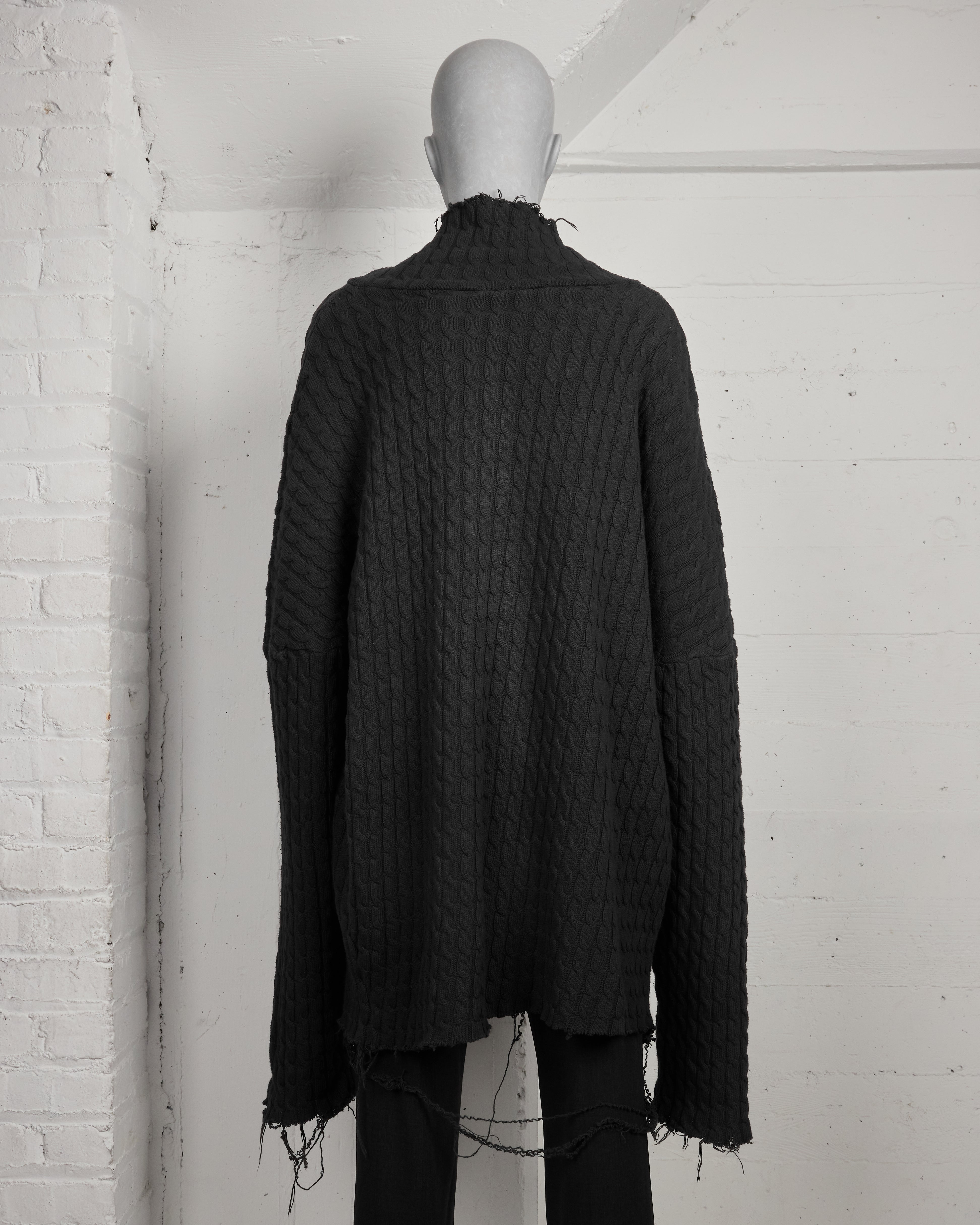 Raf Simons Oversized Cable-Knit Sweater- AW02 “Virginia Creeper