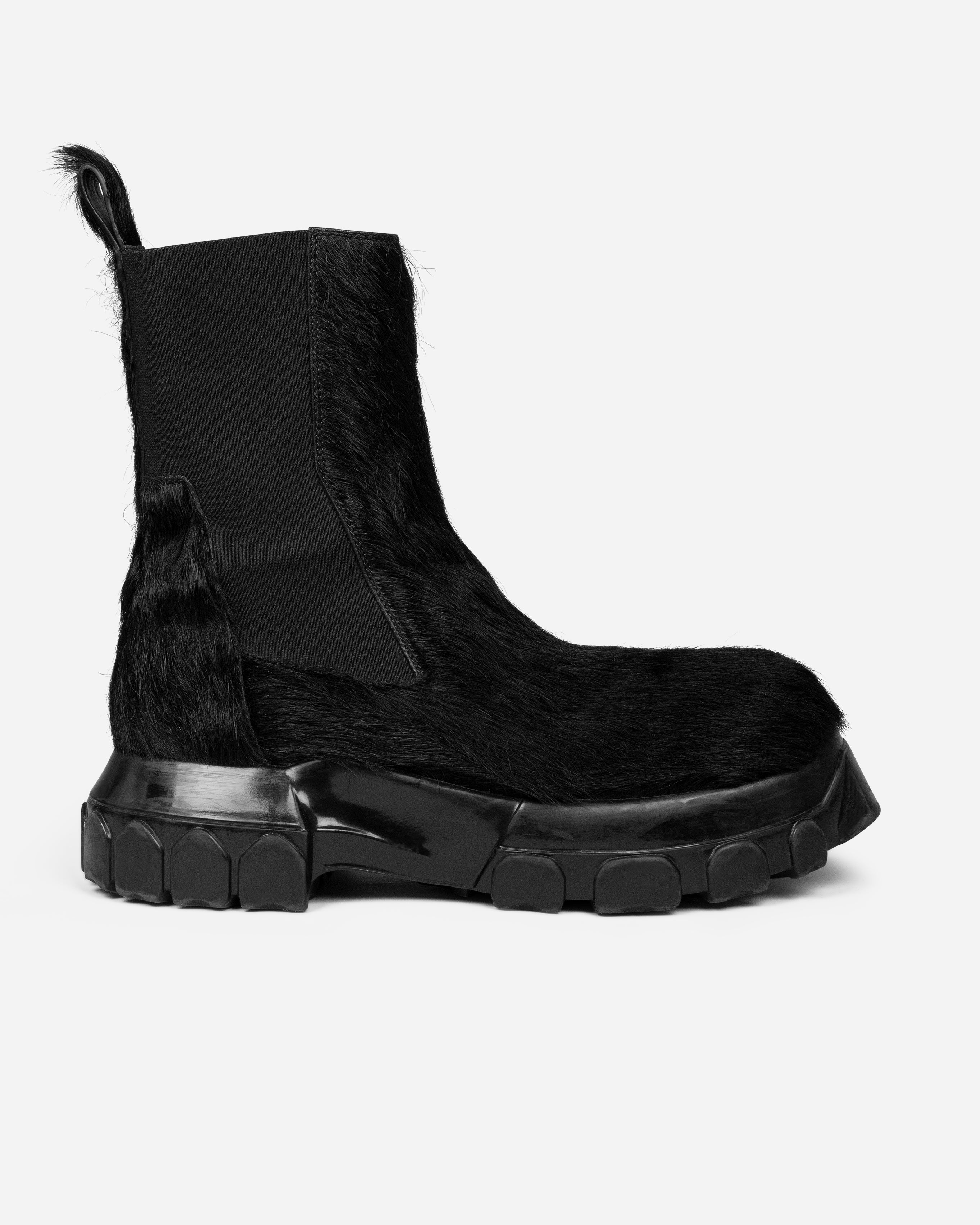 rick owens pony hair boots