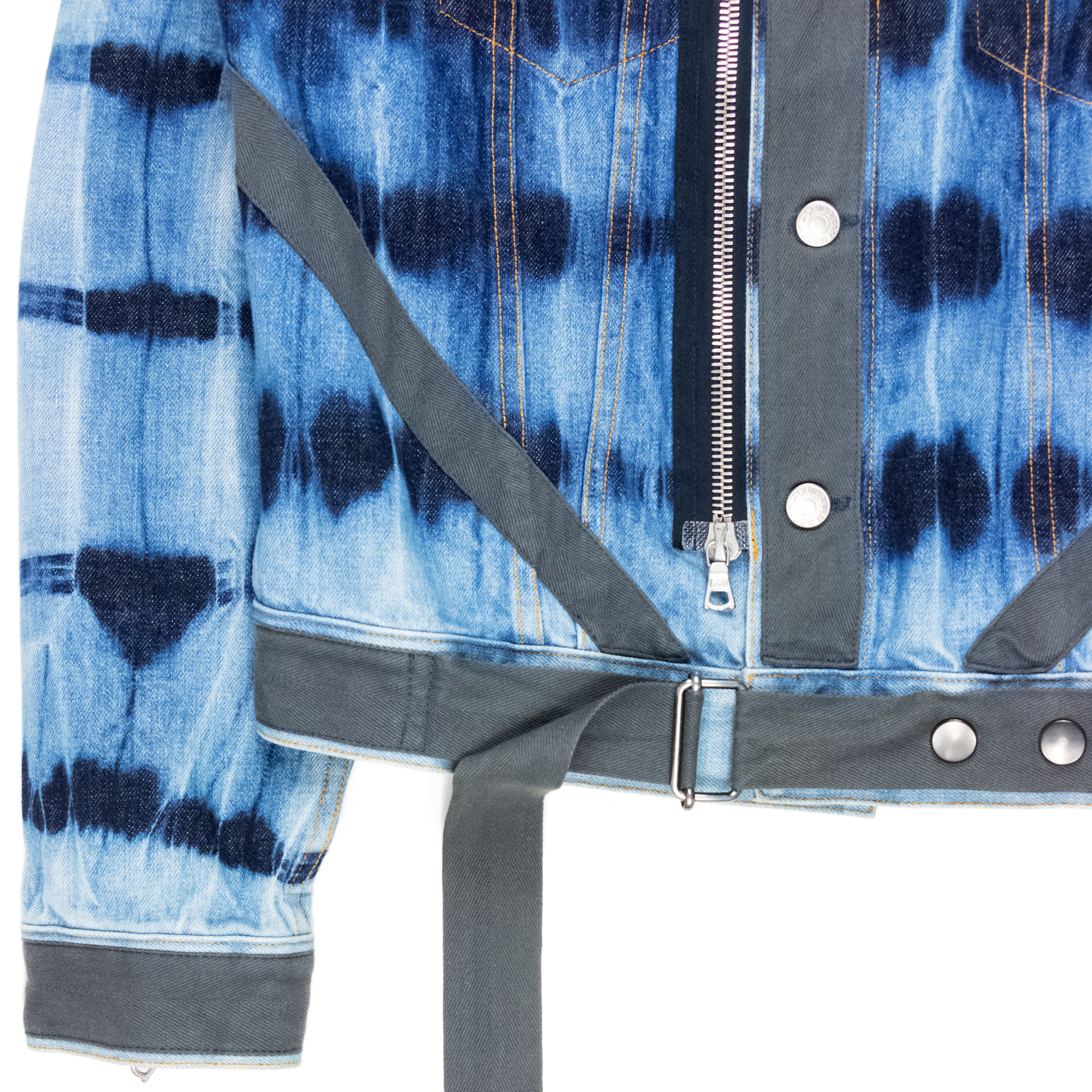 Dries Van Noten Tie Dye Bondage Jacket - AW14 - SILVER LEAGUE