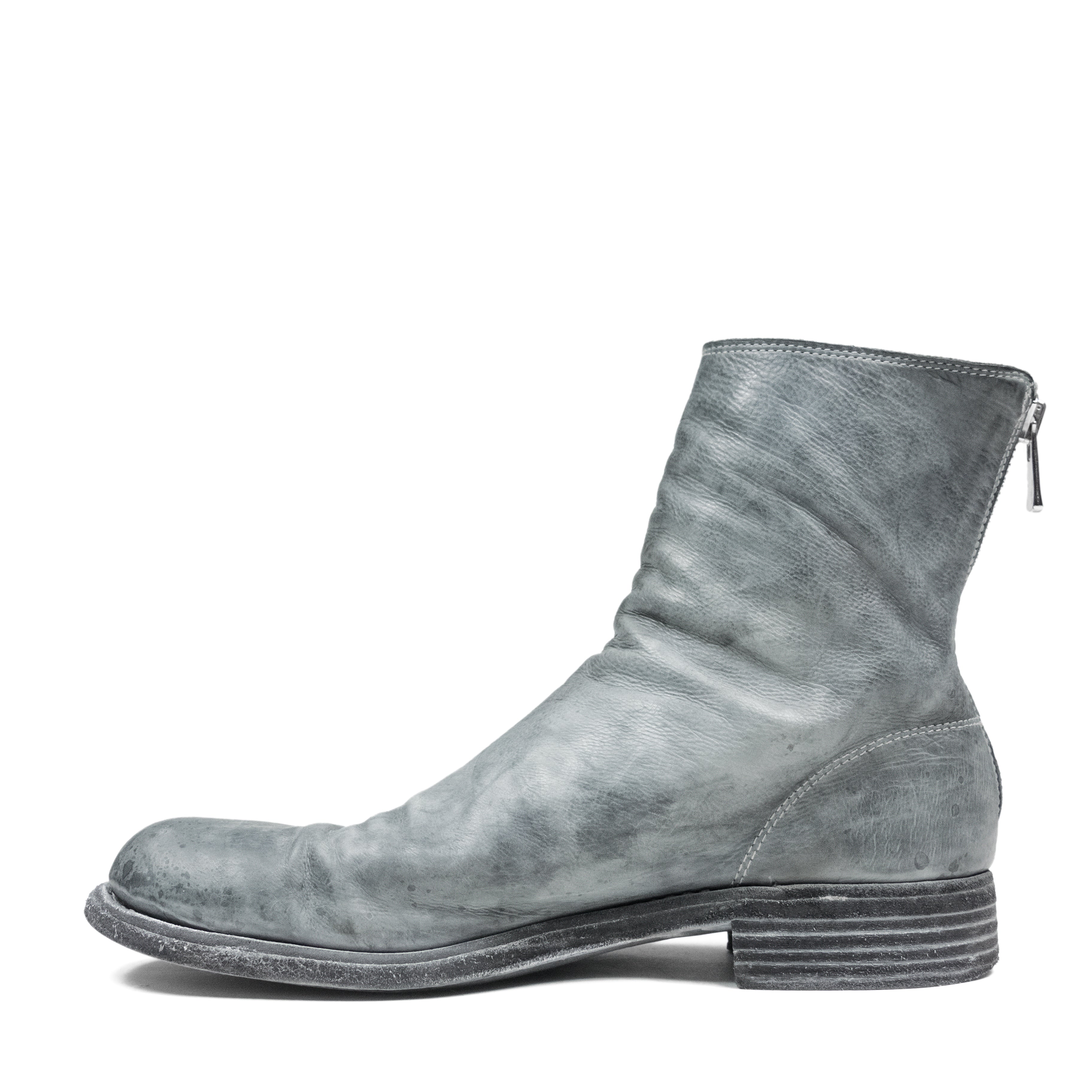 Guidi 986 Grey Back-Zip Boot - SILVER LEAGUE