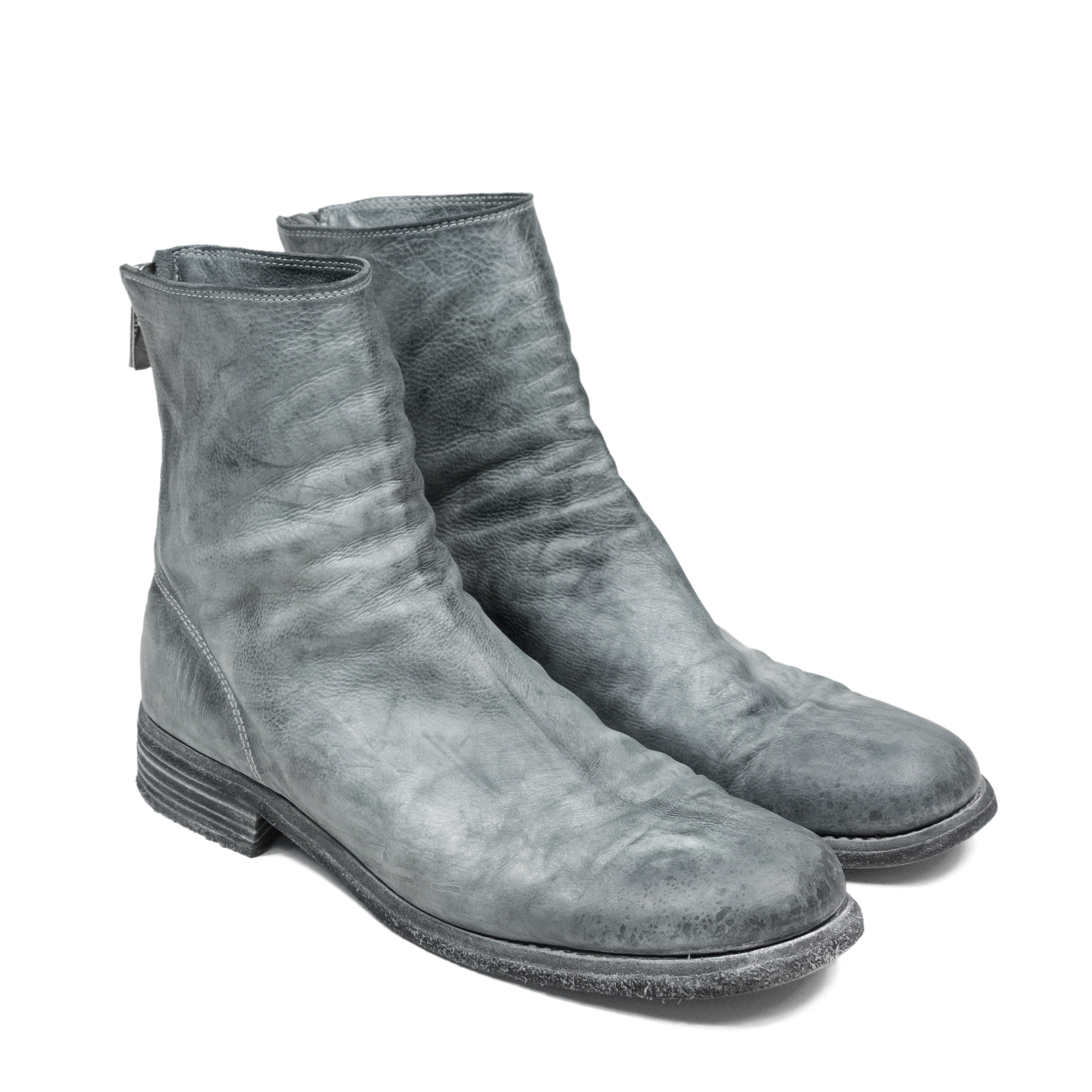 Guidi 986 Grey Back-Zip Boot - SILVER LEAGUE