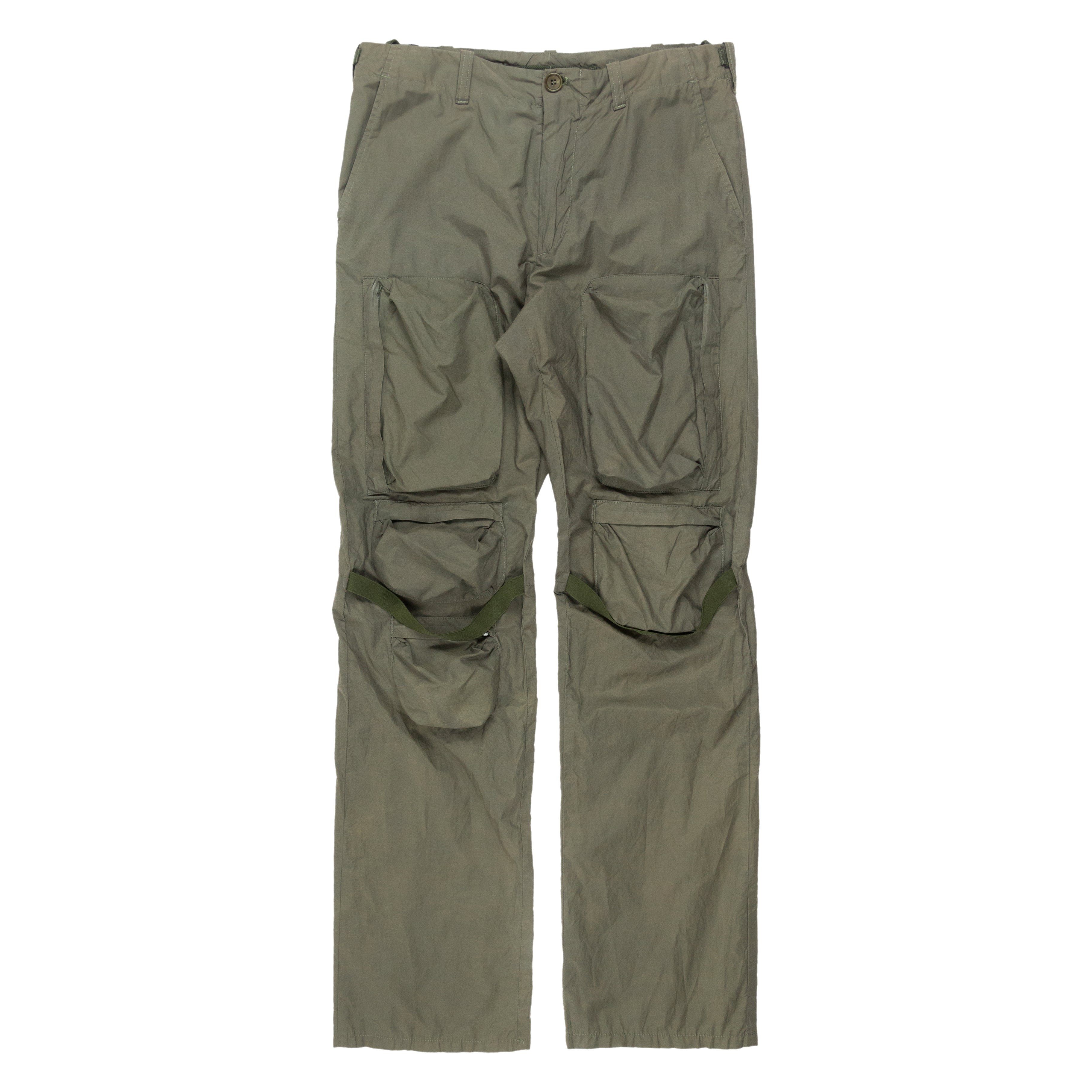 Helmut Lang Multi-Pocket Bondage Cargo Trousers - SS00 - SILVER LEAGUE