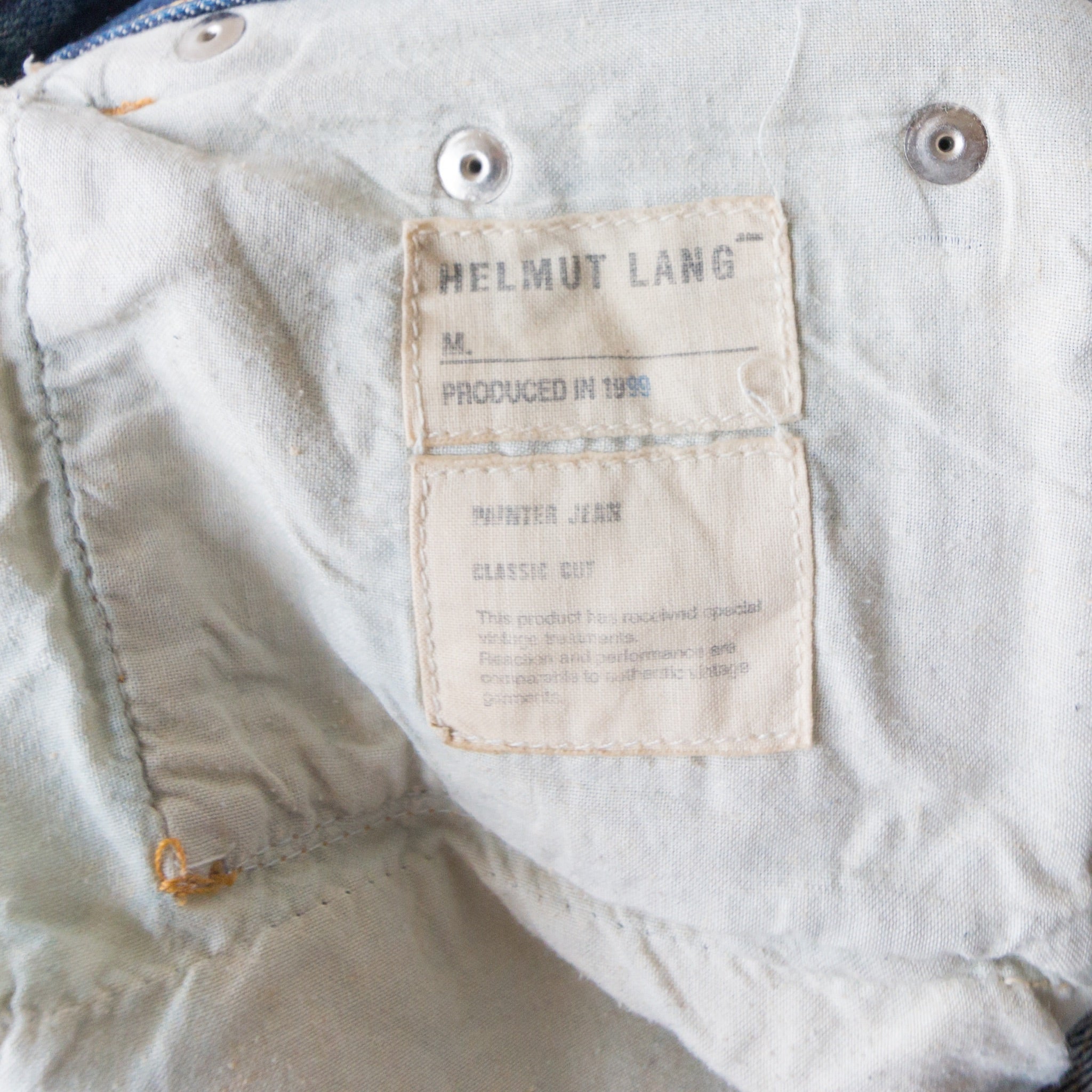 ルカリ archive HELMUT LANG 99ss paint denim ▩ライに