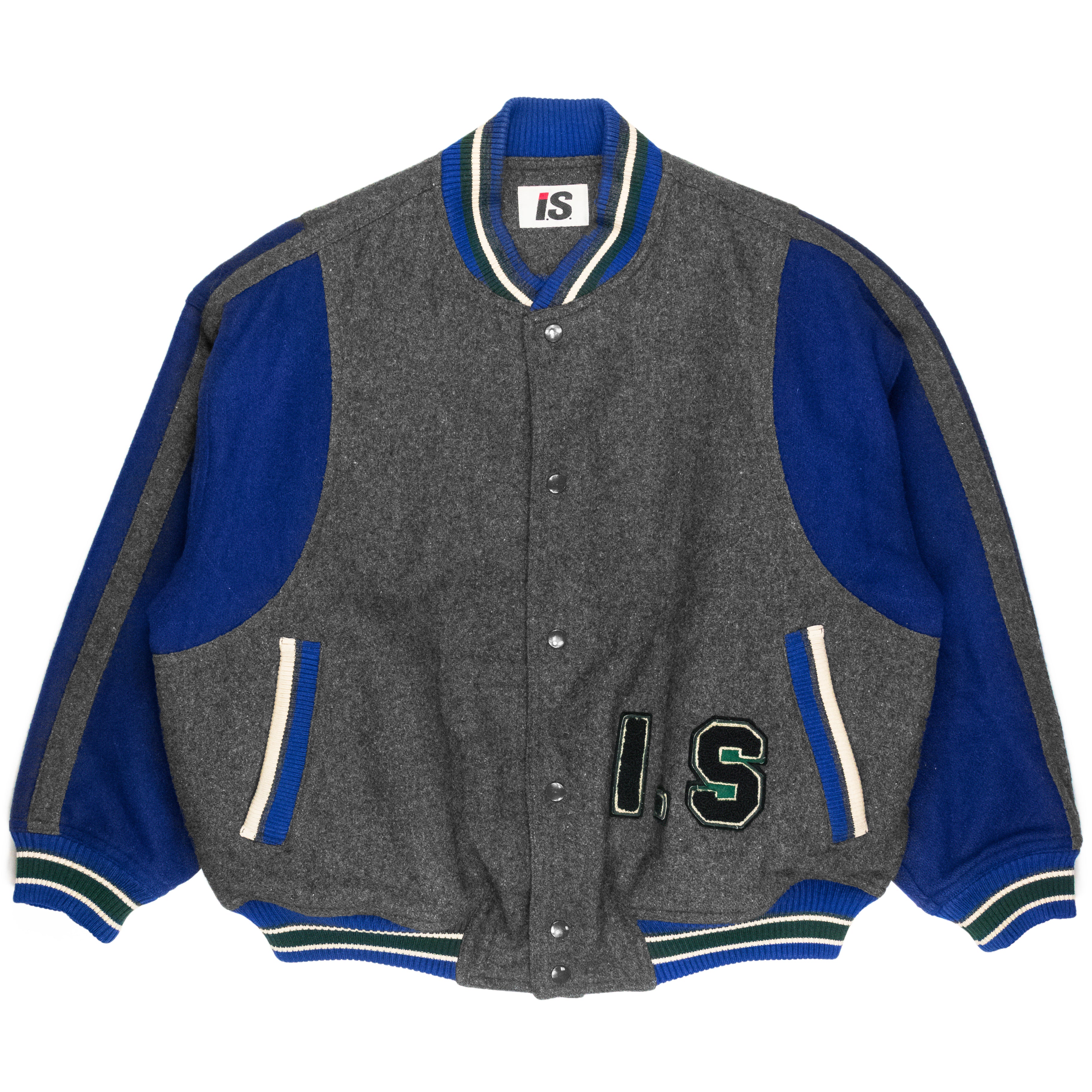 Issey Miyake Sport Team Varsity Jacket - 1984 - SILVER LEAGUE