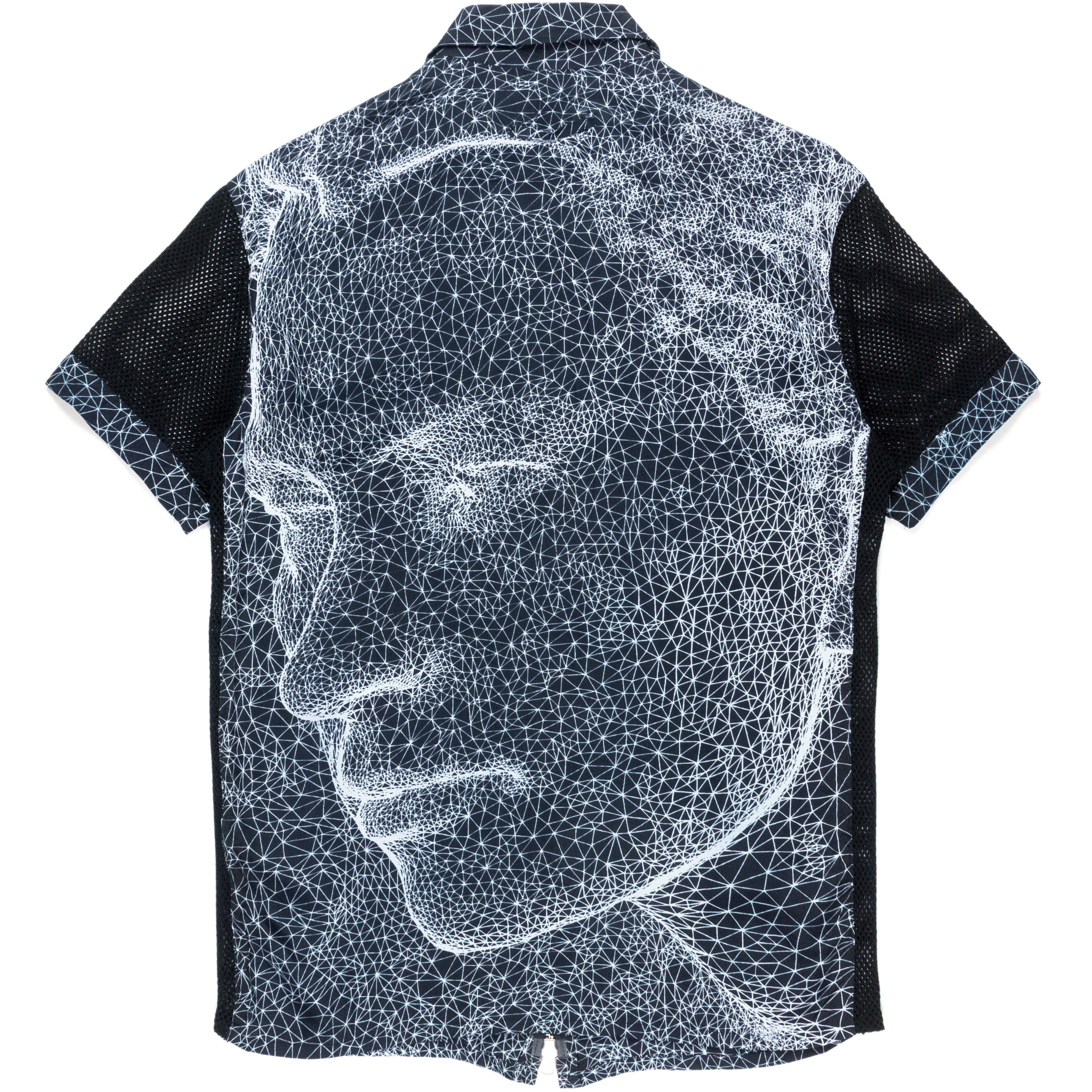 Jean Paul Gaultier Constellation Zip-Up Shirt - SS01 - SILVER