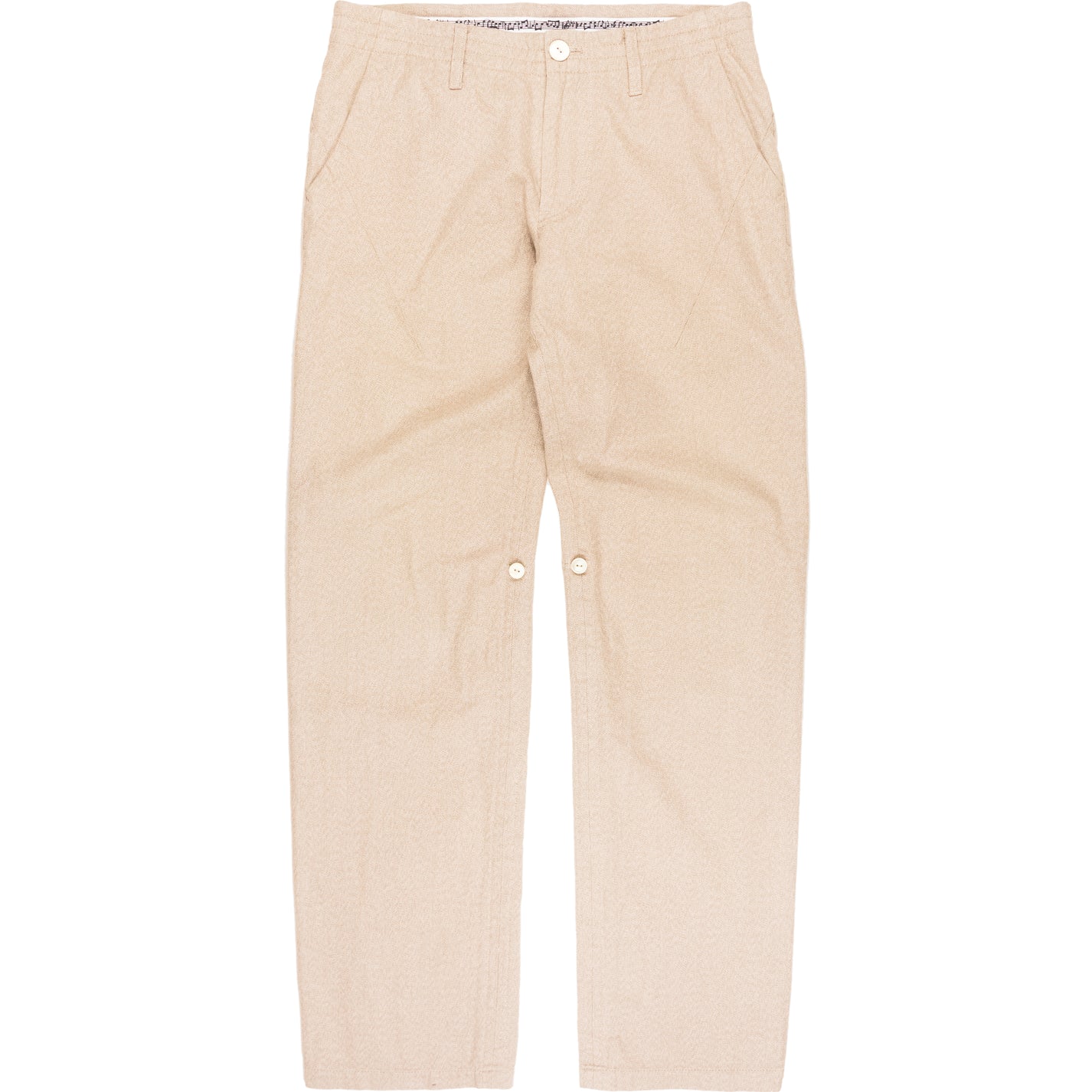Number (N)ine Beige Darted Trouser - SS07 “About A Boy” - SILVER LEAGUE