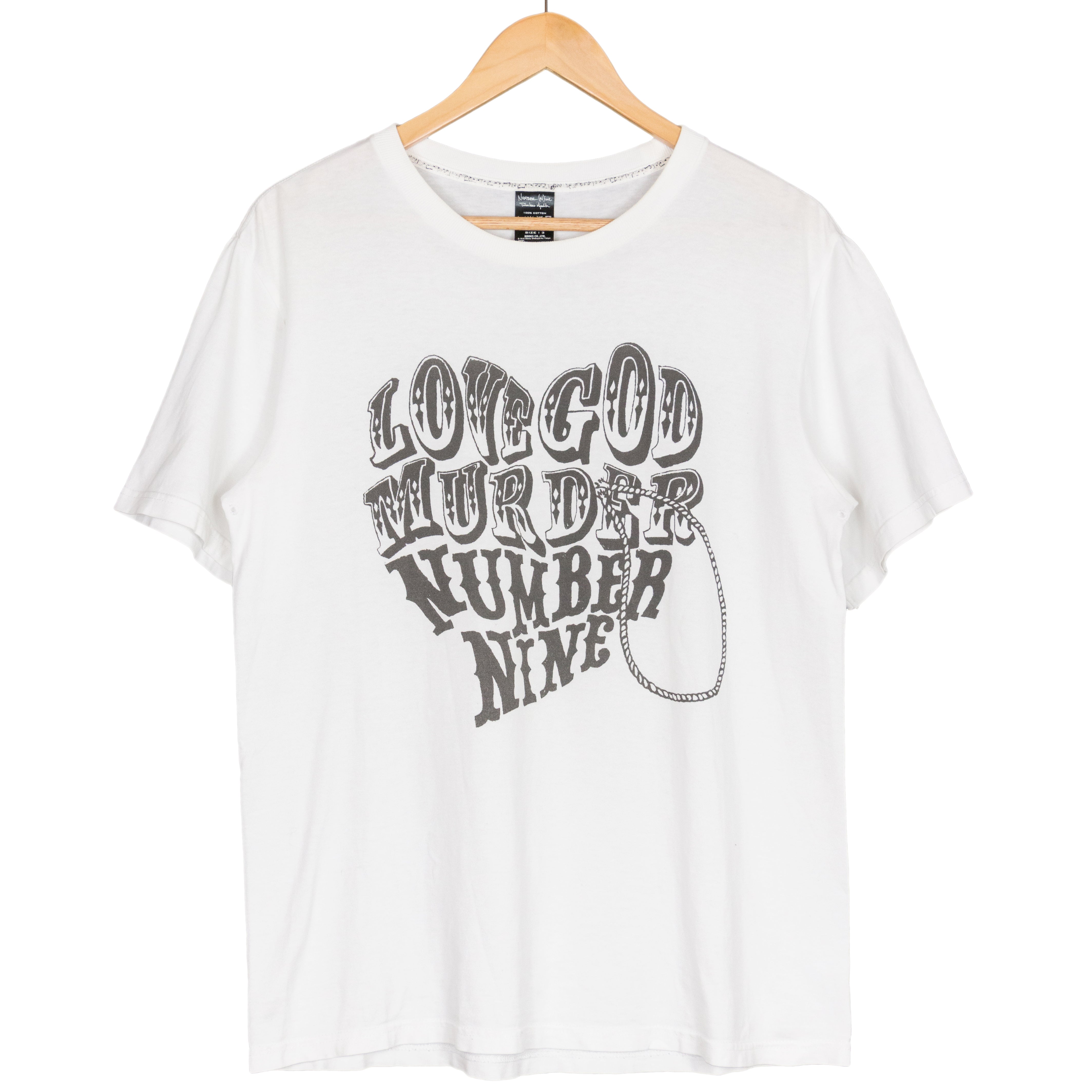 大勧め大勧め美品 07 LOVE GOD MURDER期 ナンバーナイン チェック