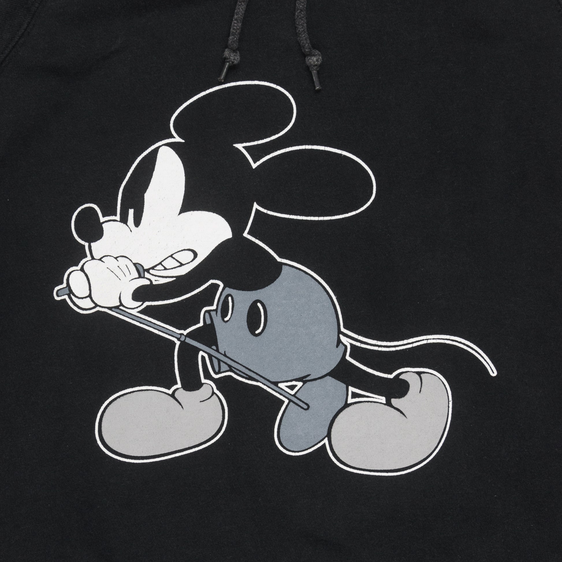 Number (N)ine x Disney Mickey Mouse Hooded Sweatshirt - SS00 - SILVER ...