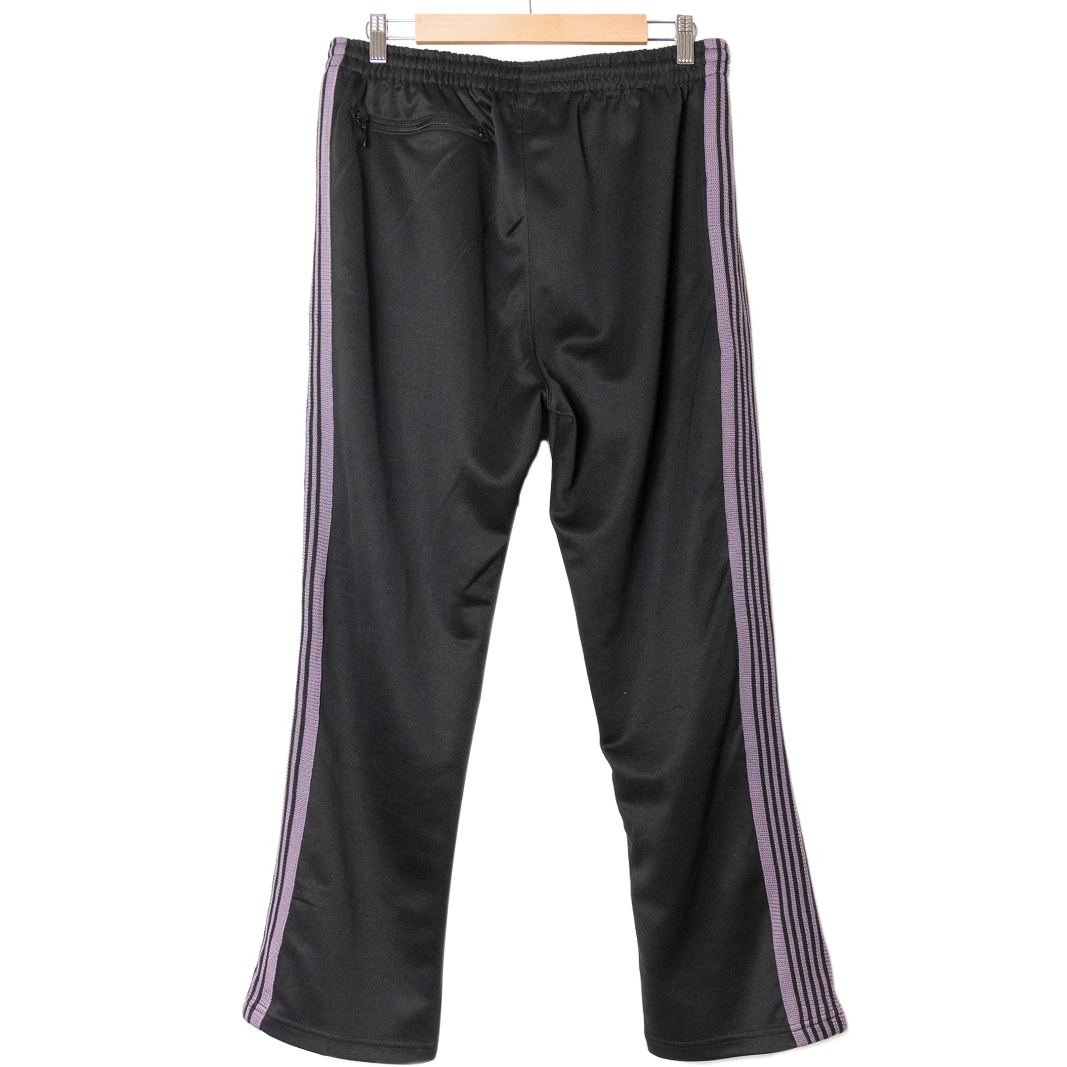 Needles Black Narrow Track Pants - SILVER LEAGUE