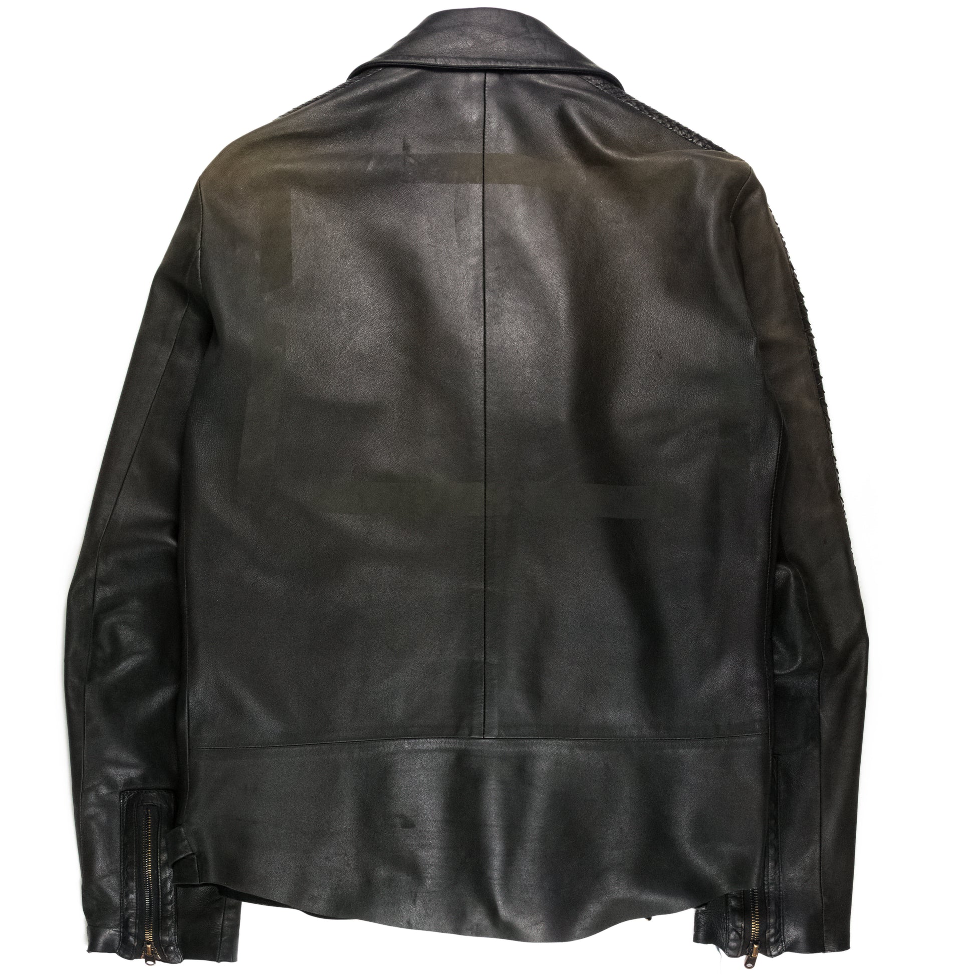 Number (N)ine Python Leather Jacket - SS06 “Welcome to the Shadow ...