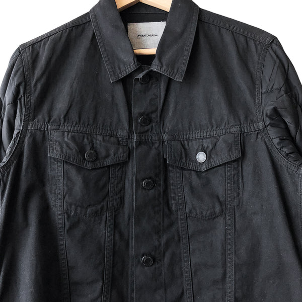 nylon trucker jacket