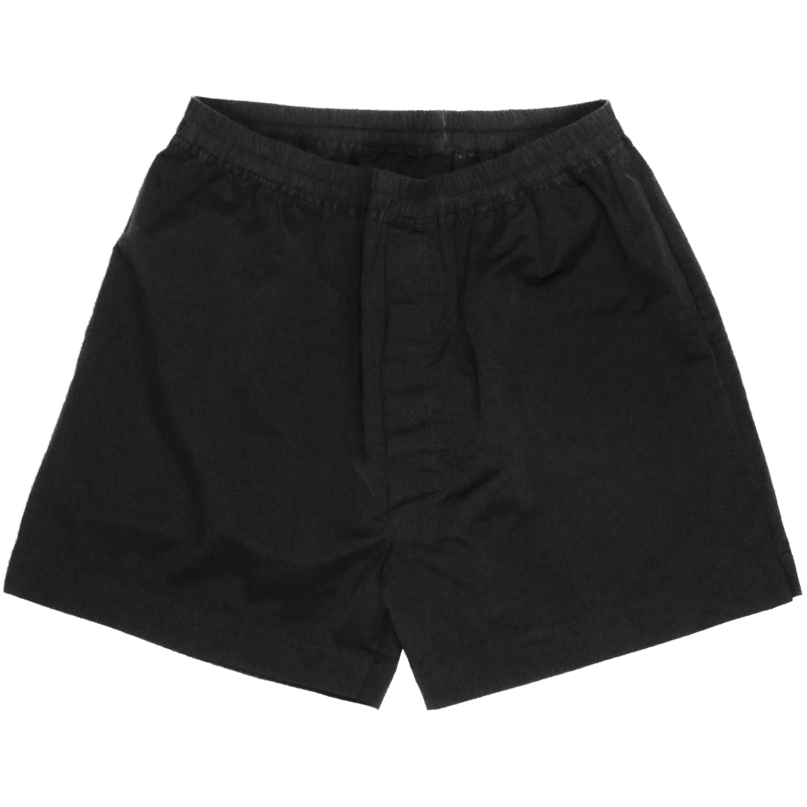 Rick Owens Ash Black Nylon Shorts - SS14 “Vicious”