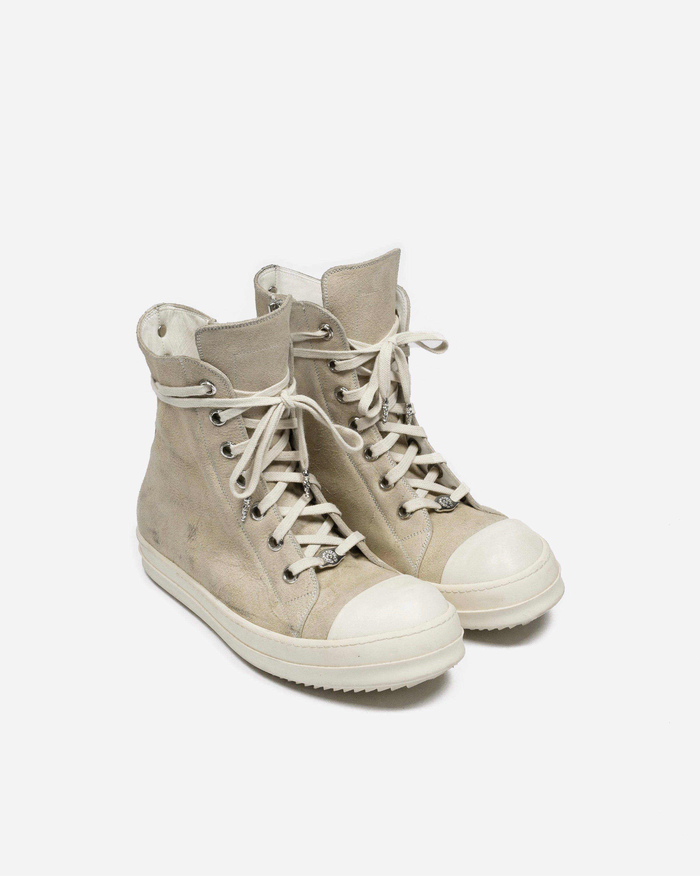 Rick owens geobasket chrome hearts