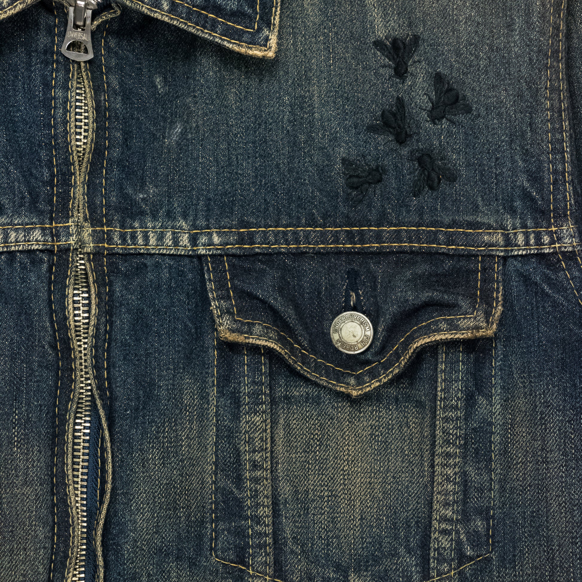 Undercover Insect Denim Trucker Jacket - AW06 
