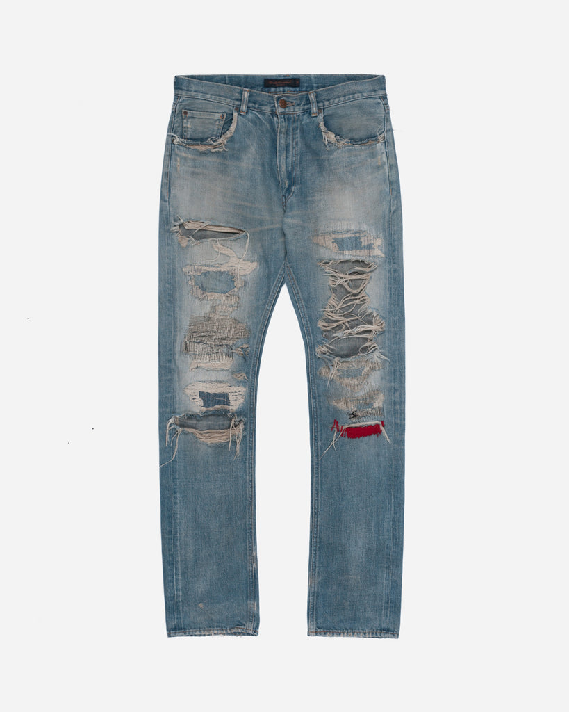 Undercover 68 Red Yarn Jeans - AW04 