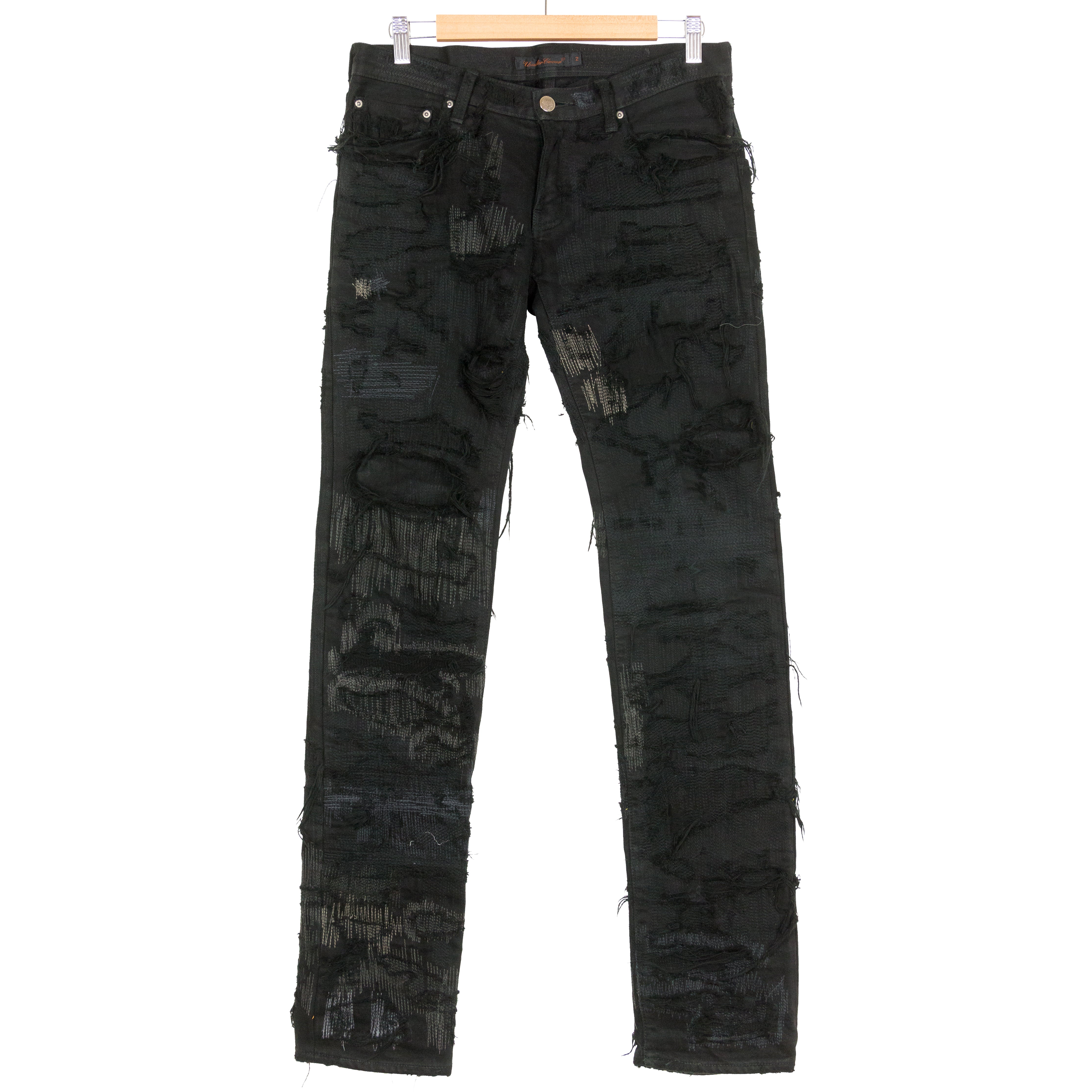 Undercover 85 Jeans - AW05 “Arts and Crafts” - SILVER LEAGUE