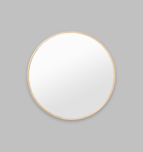 Middle of Nowhere - Bella Round Mirror - Brass – Koru Furniture & Homewares