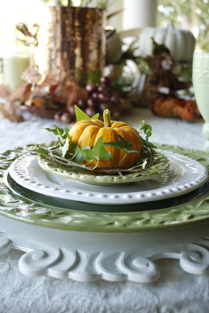 Thanksgiving place setting