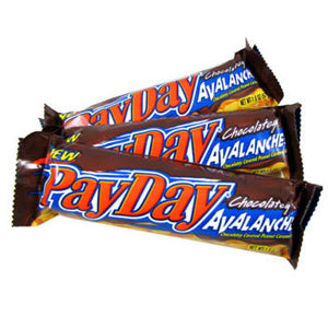  Chocolate Pay Day Bars - 24ct 