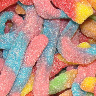  Gummi Sour Brite Crawlers - 12ct 5oz 