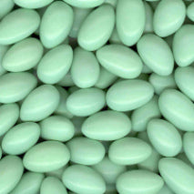  Jordan Almonds Mint Green - Candy Coated 5lb 