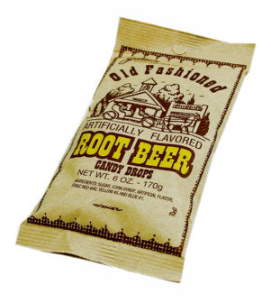  Old Fashion Drops - Root Beer - 6 oz Bag 24 count 