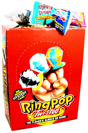  Ring Pops Twisted - 24ct Box 