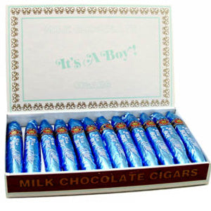  It's a Boy Chocolate Cigars - 24ct 