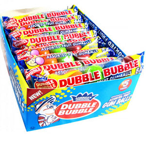  Assorted Dubble Bubble Gum Balls - 24ct 