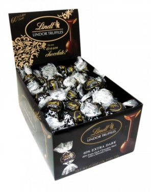 Lindt Lindor Truffles - Extra Dark 60% Cacao 60ct – CandyDirect