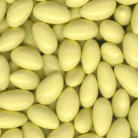  Pastel Yellow Jordan Almonds - Candy Coated 5lb 